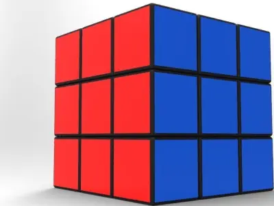 Rubiks Cube Free 3D model