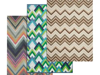 Rug Set 2098 3D model