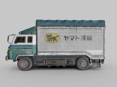 Nissan Diesel Low-poly 3D model