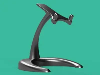 Pedestal ipad stand 3D print model
