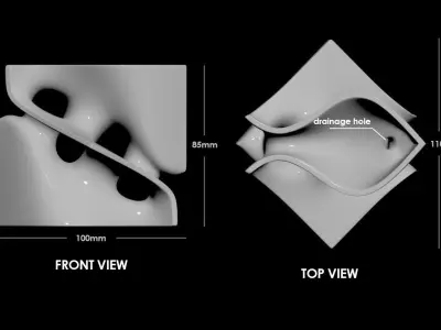 Minimal Plant Pot 3D print model