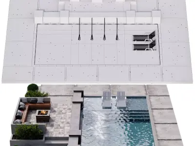 Pool 19 3D model