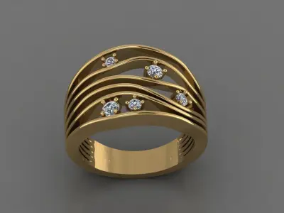 Jewelry Ring 3D print model