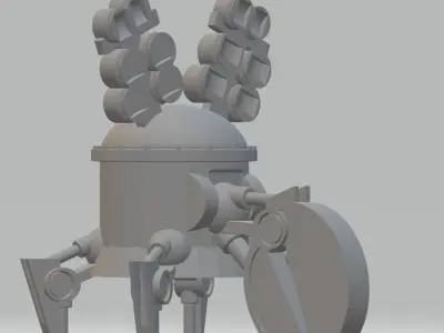 The Free Heathen Workshop present The CT-80z Battle Bots Free 3D print model