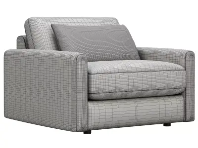 Kipton Sofa 119 By Arhaus 3D model