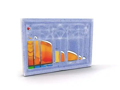 Vibrant Stained Glass Window model pack Low-poly 3D model