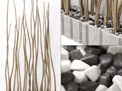 Planter branch crooked n2 3D model