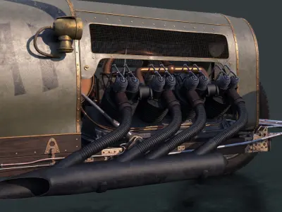 Cyclecar - 1913 3D model