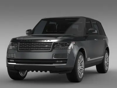 Range Rover SVAutobiography LWB L405 2016 3D model