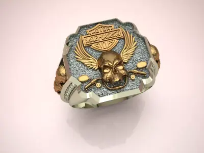 Mens Harley-Davidson 3D print model 3D print model