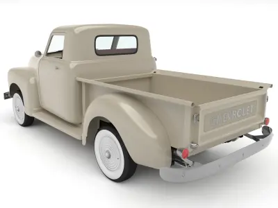 Chevy pick-up style 50s 3D model