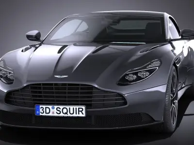 Aston Martin DB11 2017 3D model