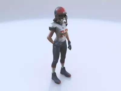 Football 3D model