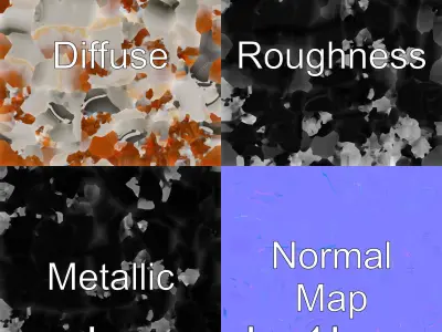 Minimalist Ceramic Coffee Cup with Brazil Nuts Display Low-poly 3D model