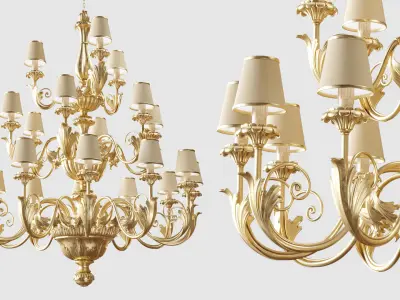 Chandelier Silvano Grifoni 21 3D model
