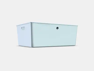 KUGGIS Box with lid 2 Low-poly 3D model