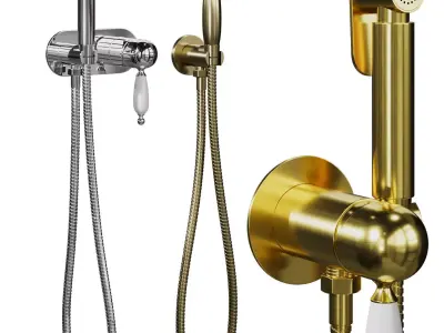 Classic hygienic showers by Boheme 3D model