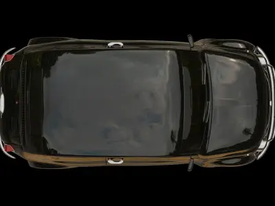 small car Low-poly 3D model