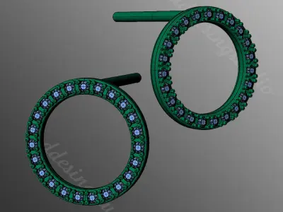 Earrings od67 3D print model
