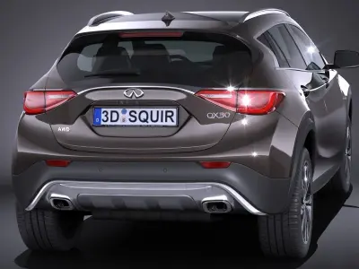 Infiniti QX30 2017 3D model