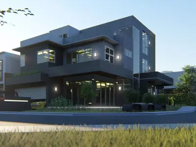 MODERN HOUSE 6 3D model