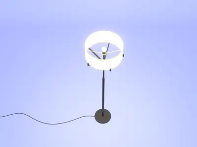 PBR Floor Lamp 3D model