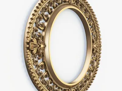 Carved frame 3D model 90