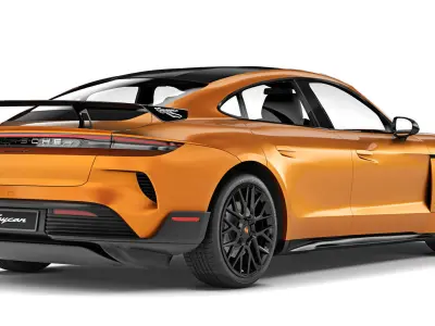 Porsche Taycan Turbo GT 2025 3D model