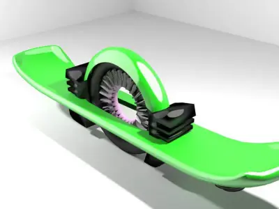 Hoverboard - Type 2 3D model