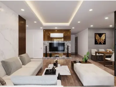 Livingroom and dining 3D model