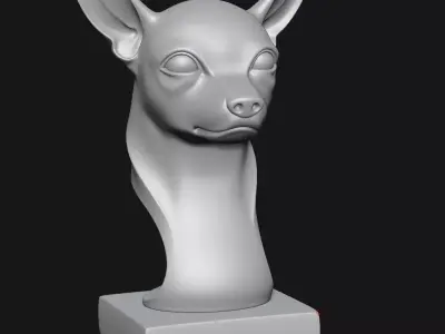 chihuahua 3D print model