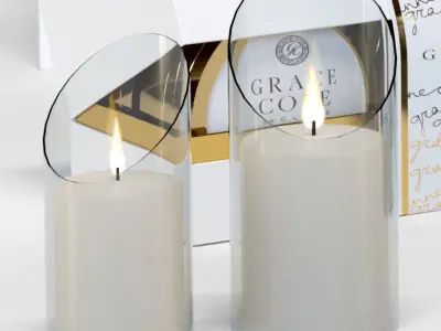 Luxury cosmetics set 32 3D model