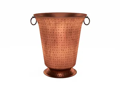 Copper Planter - High-Quality 3D Model for Indoor Plants 3D model