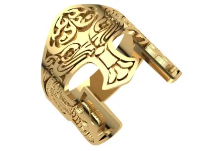 Helmet medieval ring  3D print model