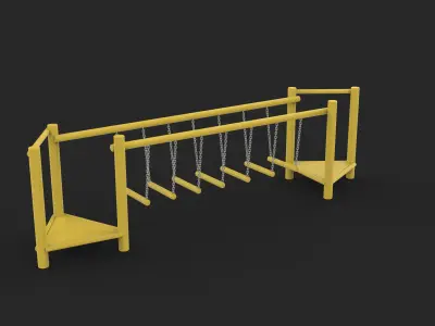 Wackelseil 3D model