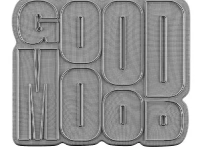 Good Mood Neon Sign 3D model