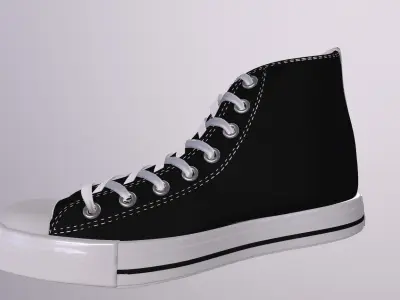 CONVERSE SHOES PBR Low-poly 3D model