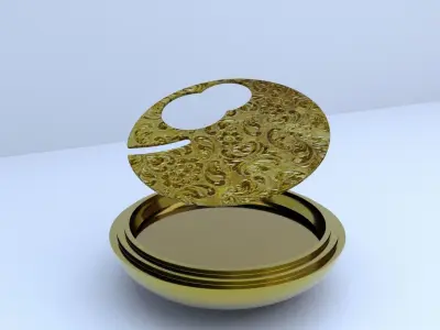watch pocket watch Low-poly 3D model