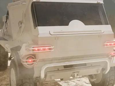 military truck launcher - conroc 3D model