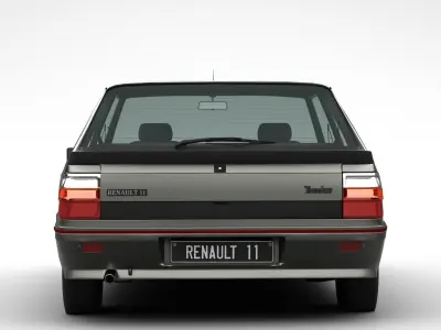 Renault 11 Turbo Coupe 3D model
