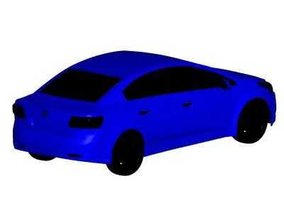 Toyota Avensis  3D model