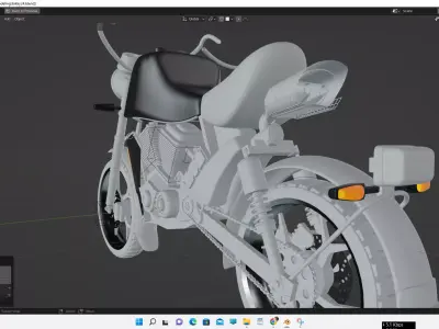 kgf chapter 3 updated version rocky bike  3D model