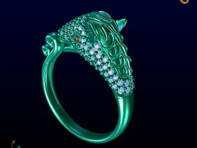 horse ring 3D print model purchase