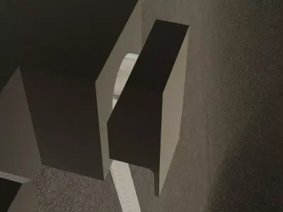 BATH BLACK Low-poly 3D model