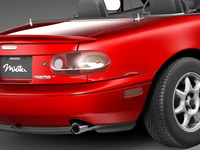 Mazda MX-5 Miata 1989-1997 3D model