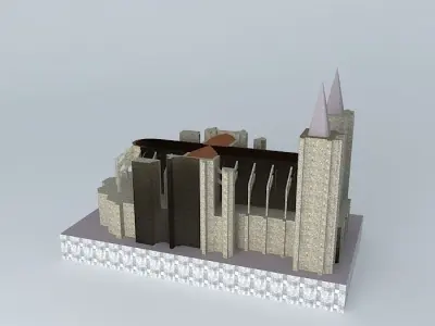 Catedral de leon Free 3D model