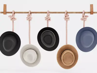 -Hat Wall Decoration- 3D model