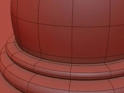 Hourglass 04 Low-poly 3D model