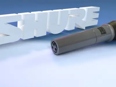 Shure Beta 57A 3D model