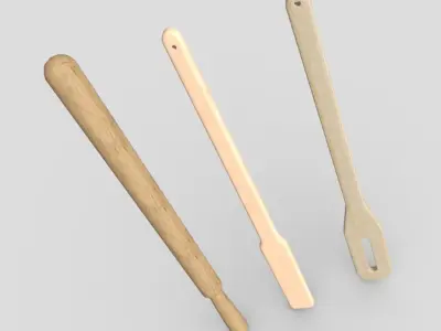 Laundry Stick Pack Low-poly 3D model